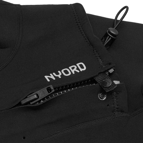 2025 Nyord Tempus 2/2mm kortærmet våddragt med brystlynlås til herrer N04BA00010 - Sort